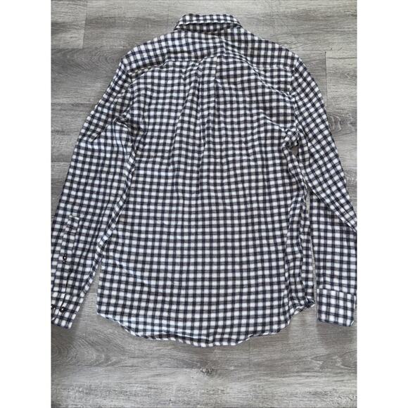 Report Collection Button Up Shirt Mens Small Blue Plaid NWT - Picture 9 of 9